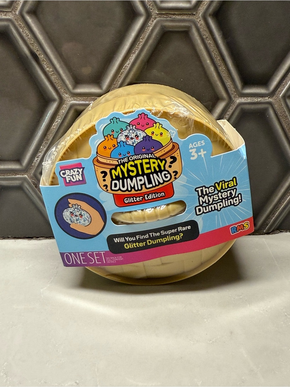 RMS Crazy Fun Mystery Glitter Edition Squishy Bun Set